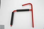 Red Color Steel Kayak Boat Accessories Ladder Wall Mount Storage Rack
