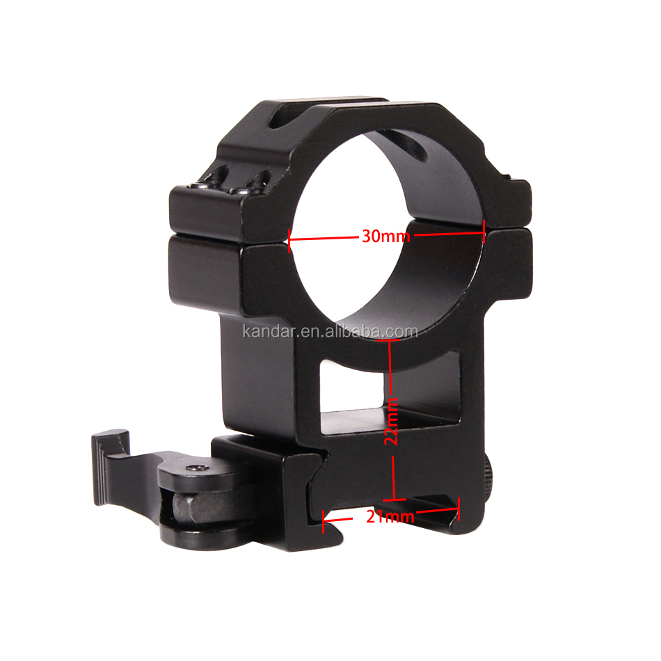 Scope Mounts Accessories 30mm Rings Quick Release Mount for Hunting and Red Dot