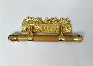 Quality Heavy Duty Plastic Coffin Handles / Gold Metallzation Casket Accessories wholesale