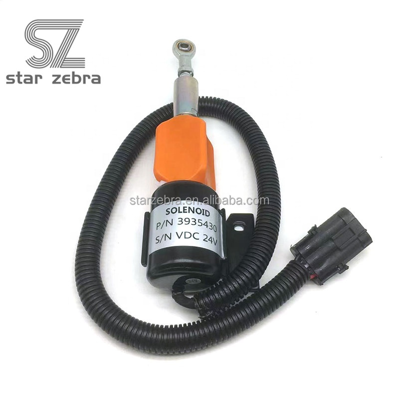After Service Online support 6BT 5.9 Solenoid Valve SA-4755-243935430 24V Stop Solenoid for Excavator