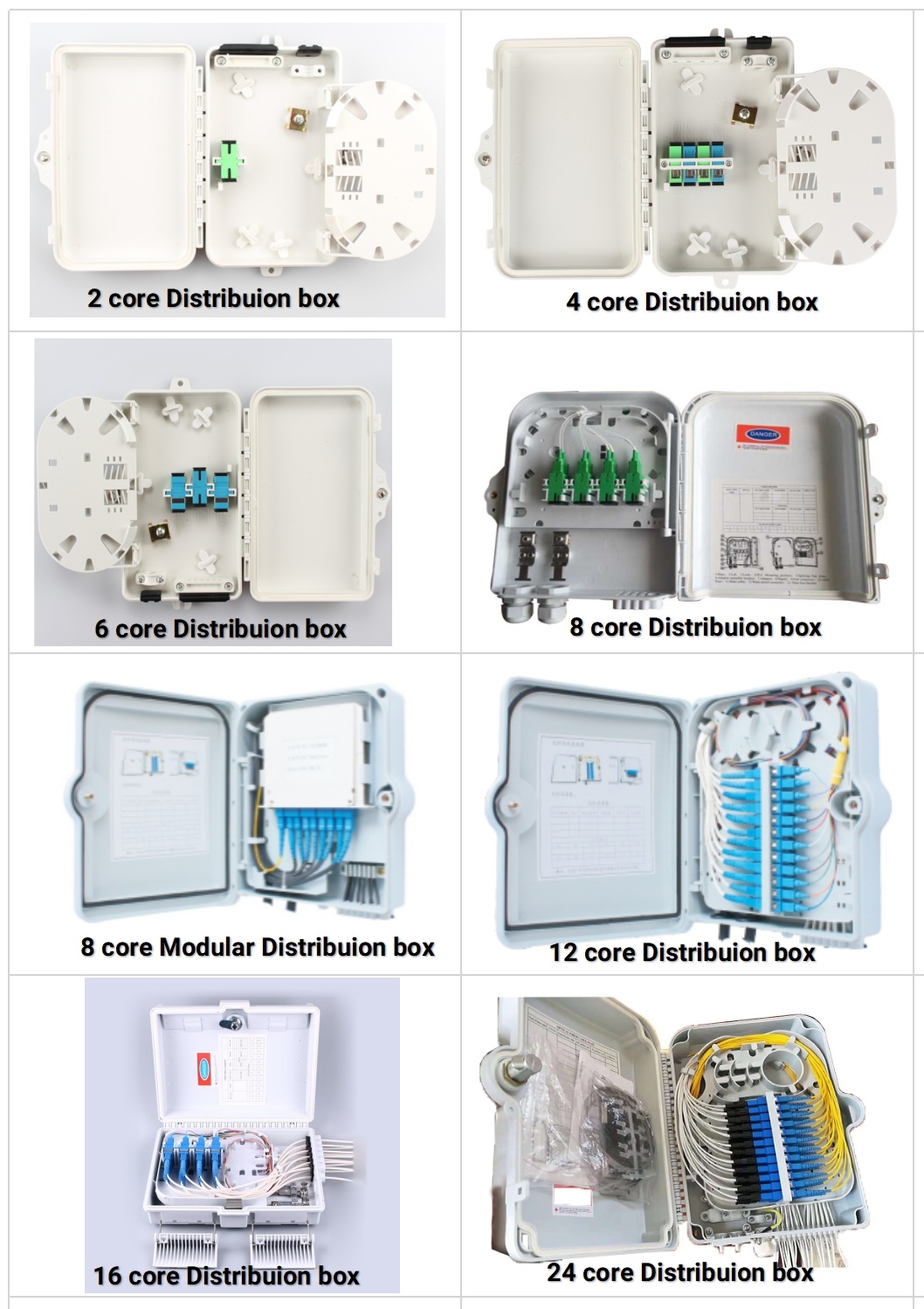 16 Ports CTO Fiber Box with Modular PLC Splitter