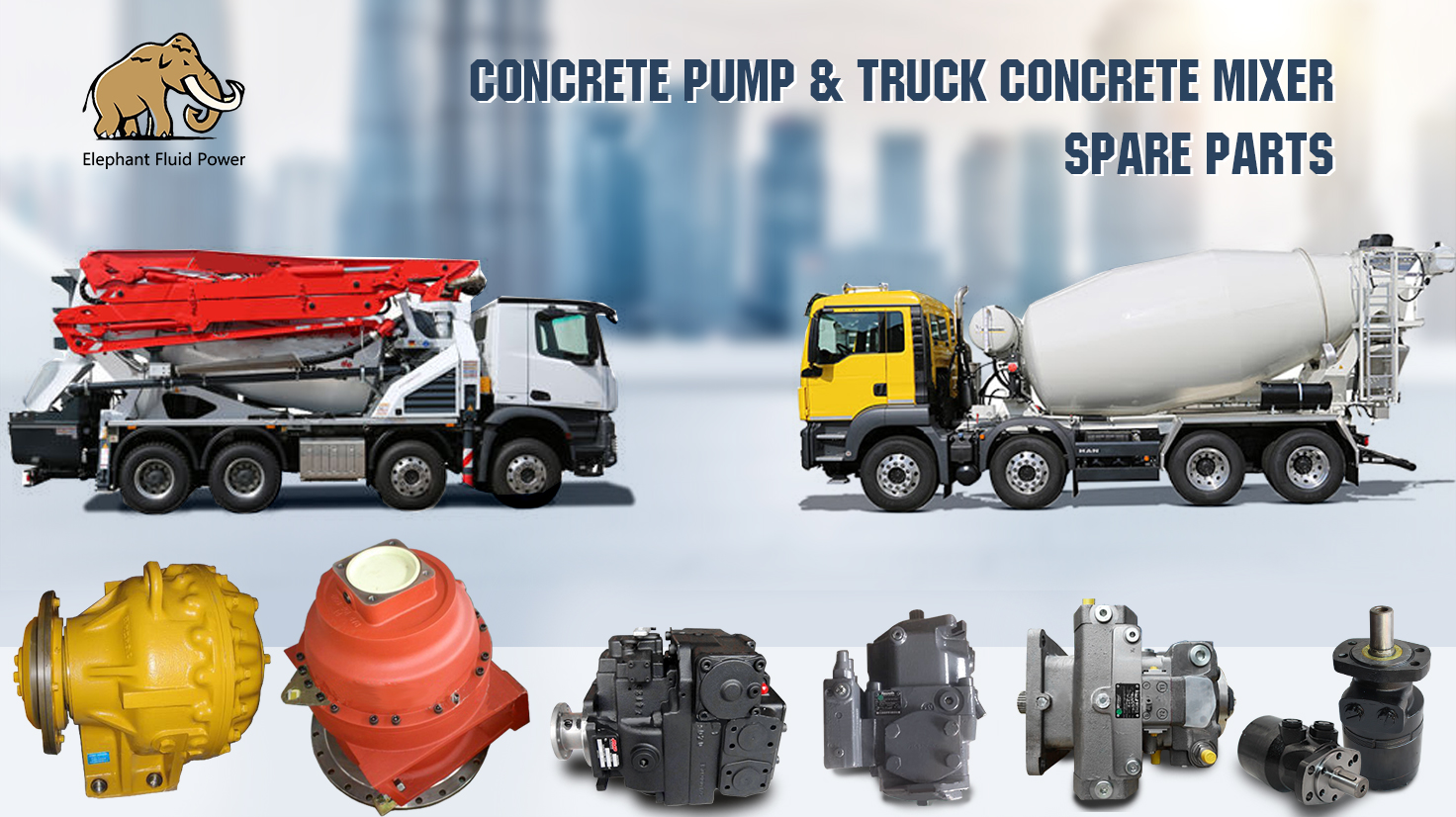 CML10 Construction Machinery Spare Parts PLM9 Cement Mixer Motor And Gearbox