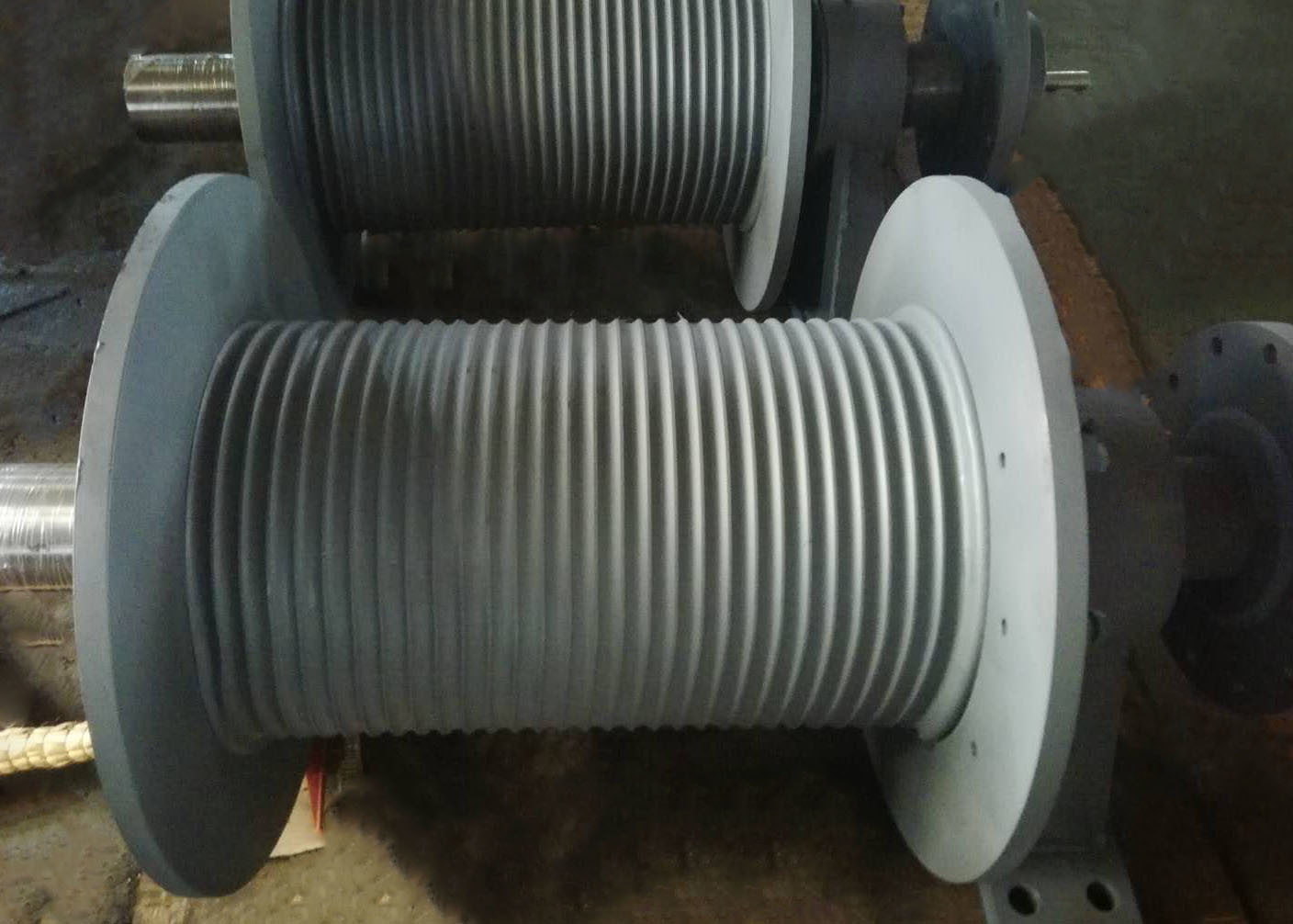Left Rotation Integrated LBS Grooved Hoist Barrel For Winch Controlling Multilayer'S Winding