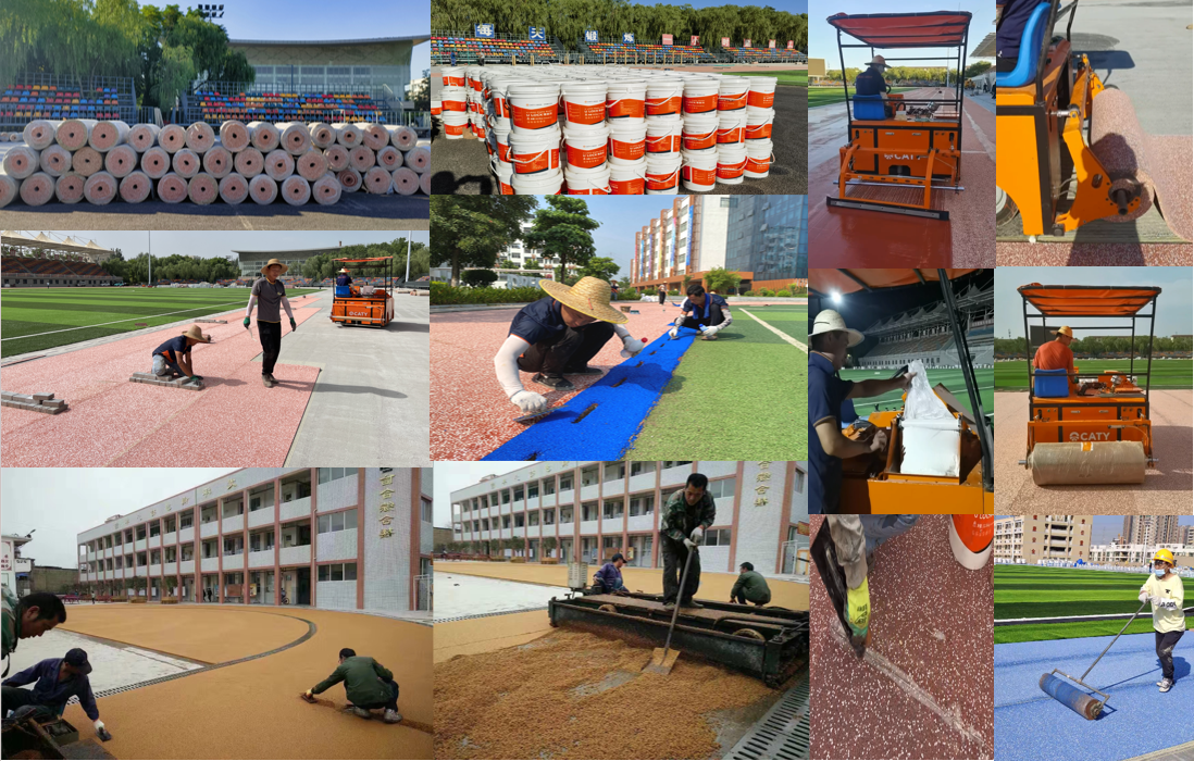 Durable & Safe EPDM Rubber Material Synthetic Running Tracks for Schools Kindergartens Colleges and Playgrounds