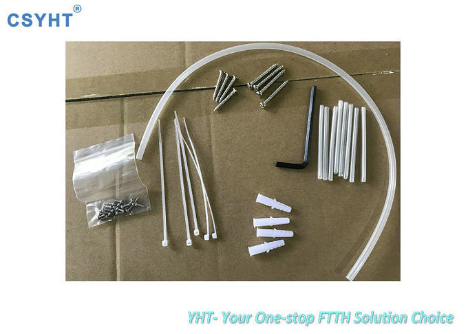 Waterproof IP65 FTTH Fiber Optic Terminal Box Indoor 8 Cores ABS / PP Material
