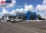 H Section Steel Building Dealership Modern Steel Structure Exhibition Hall