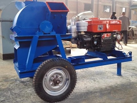 900kg/H Wood Crusher Machine Waste Biomass Tree Branch Crusher
