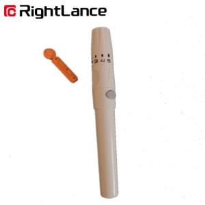 Quality 11.5cm 32g Medical Adjustable Blood Lancing Device Eject Blood Lancet Pen 5 Depth wholesale