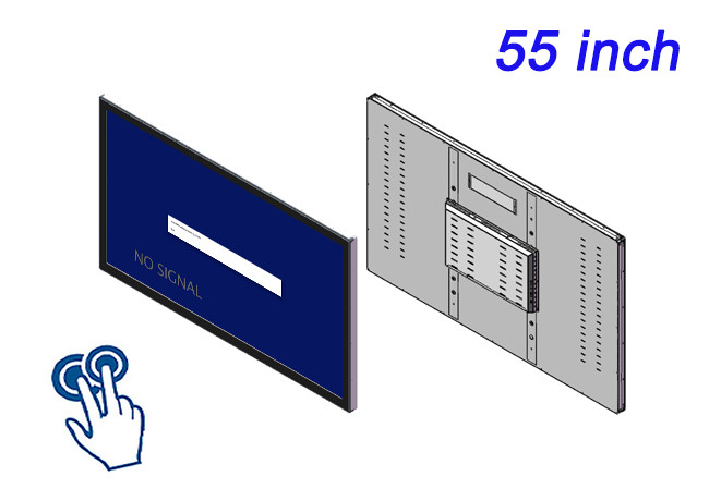 55-Inch Embedded Touch Monitor for Interactive Displays, Retail Systems, Smart Appliances, and Digital Signage