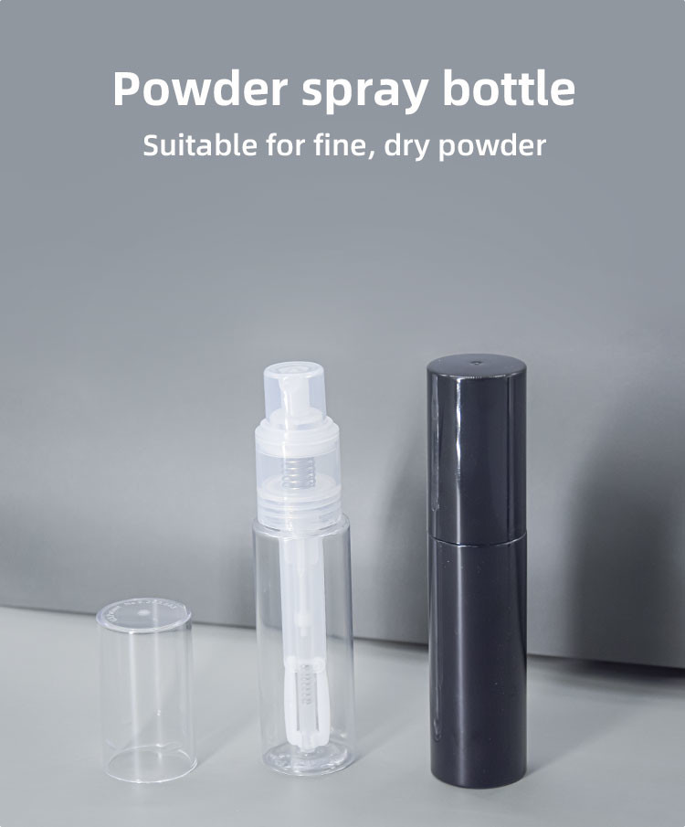35g PET Baby Powder Sprayer Bottle Shiny Nail Powder