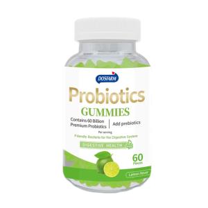 Quality OEM Probiotics Lemon Gummies Low Calorie And Low Carbohydrate Gummy Candy wholesale