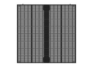 China Outdoor Fixed Mesh Transparent LED Display Screen Waterproof 1x1m on sale
