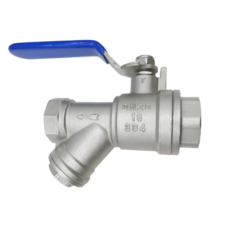 1/2&quot;-1&quot; Long Handle Filter Valve Stainless Steel Body Ball Valve