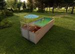 Topshaw Low Cost Customize 20ft 40ft Modern Backyard Swimming Pool for Sale