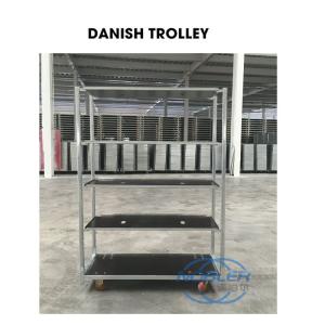 Quality Waterproof Durable Danish Flower Trolley Efficient Plant Transport wholesale