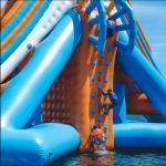 Hot Welding Inflatable Water Park Customized Size