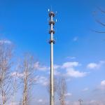 ISO9001 30m Single Tube Monopole Steel Tower