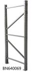 Commercial 96 *42 Inch Teardrop Pallet Rack Uprights Full Welded Anticorrosive