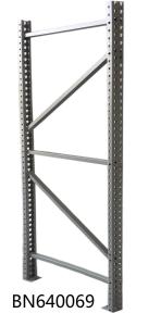 Quality Commercial 96 *42 Inch Teardrop Pallet Rack Uprights Full Welded Anticorrosive wholesale