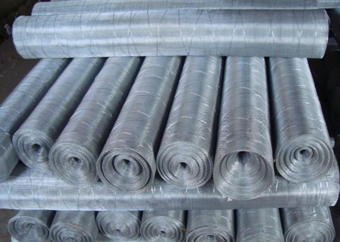 Woven Galvanized Steel Netting Square Hole Galvanized Iron Wire Netting
