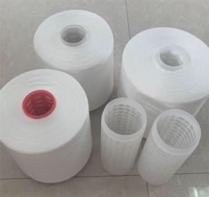 Quality Virgin Raw White Sustainable Thread For Sewing 40S/2 with GRS certificate wholesale