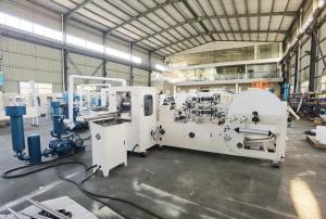 Quality 380v 50hz Automatic 3 Folding Napkin Paper Making Machine 500Sheets/min For Manufacturing Plants wholesale