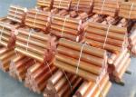 8mm Oxygen Free Copper Tin Bronze , Phosphorized Solid Brass Round Rod Bar
