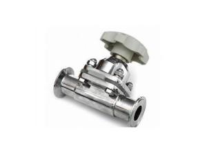 Quality Two Way Hygienic Diaphragm Valve ISO 9001 Approved For Pharmaceutical Industries wholesale