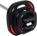 Rubber Coated Aerobics Barbell Steel Rubber Material For Weight Lifting