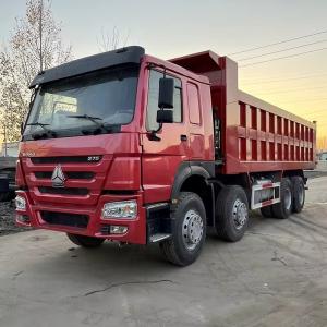 Quality Automatic 8x4 371hp Sinotruk Howo Mine Sand Dump Tipper Truck 40 Ton 60 Ton In Africa wholesale