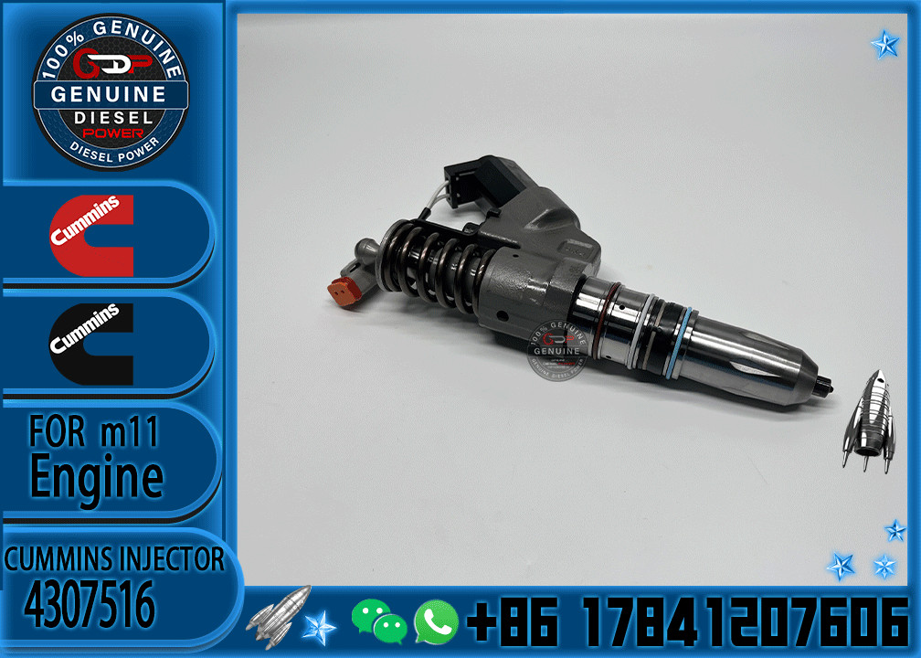 Factory OEM quality Brand New Diesel Common Rail Fuel Injector Assembly 4307516 3087560 4384360 for C ummins N14 engine