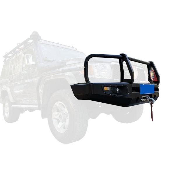 Toyota LC79 Rear Bumper with Tire Carrier Jerrycan Holder Winch Bull Bar Front