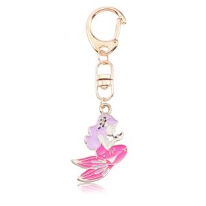 Quality Mermaid Key Chain Ornaments 2inches Wide ODM Available Diamond wholesale