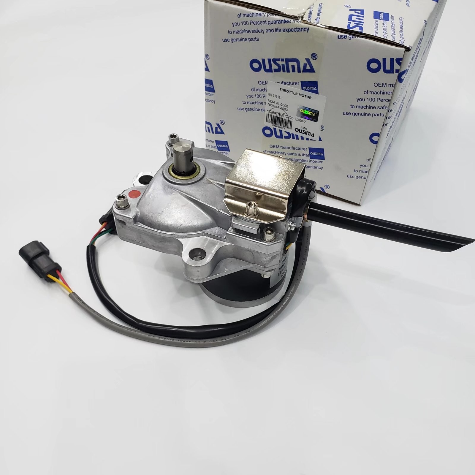 PC300-7 Electric Throttle Motor , 7834-41-2000 7834-41-3003 Engine Stepper Motor