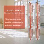 Uv Resistance Silicone Glazing Sealant / Curtain Wall Silicone Sealant Iso