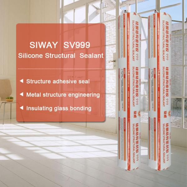 590ml Sausage Curtain Wall Silicone Sealant , Structural Glazing Silicone