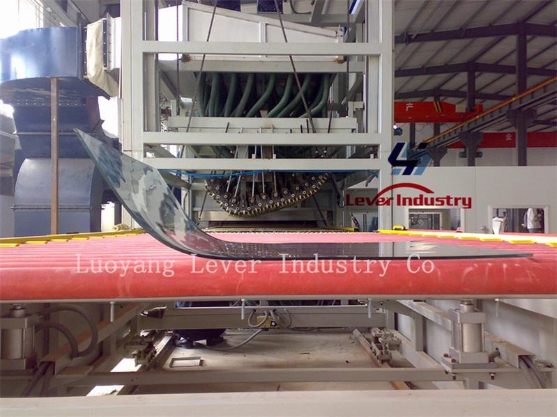 U Shape Bending Glass Tempering Furnace for freezer glass heat treatment furnace