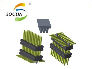 Quality U Type Connector SMT Male Female Header Pins 1.27mm Dual Row wholesale