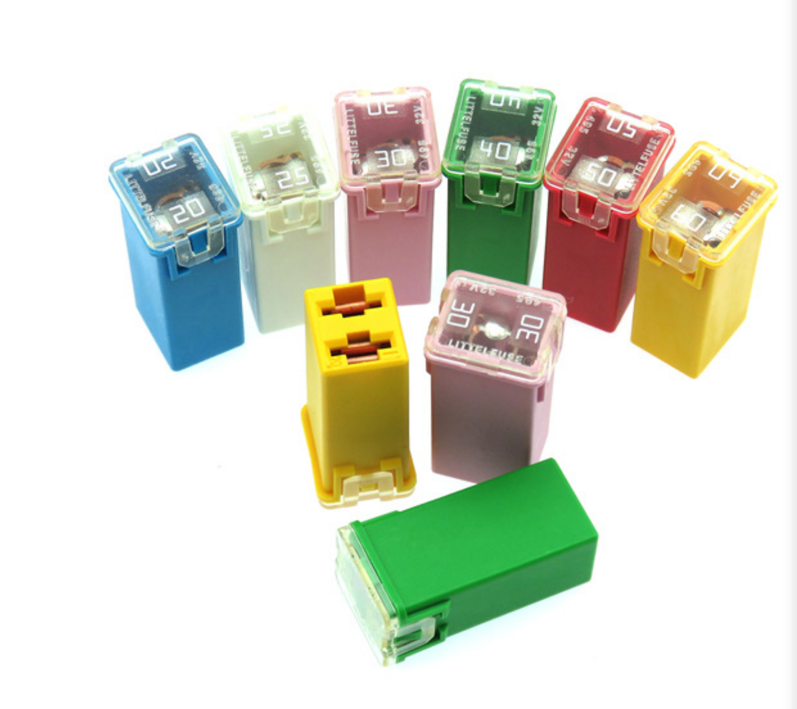 Low Profile JCASE Cartridge Fuse Littelfuse 0895020.Z 0895025.Z 0895030.Z 0895040.Z 0895050.Z 0895060.Z 0