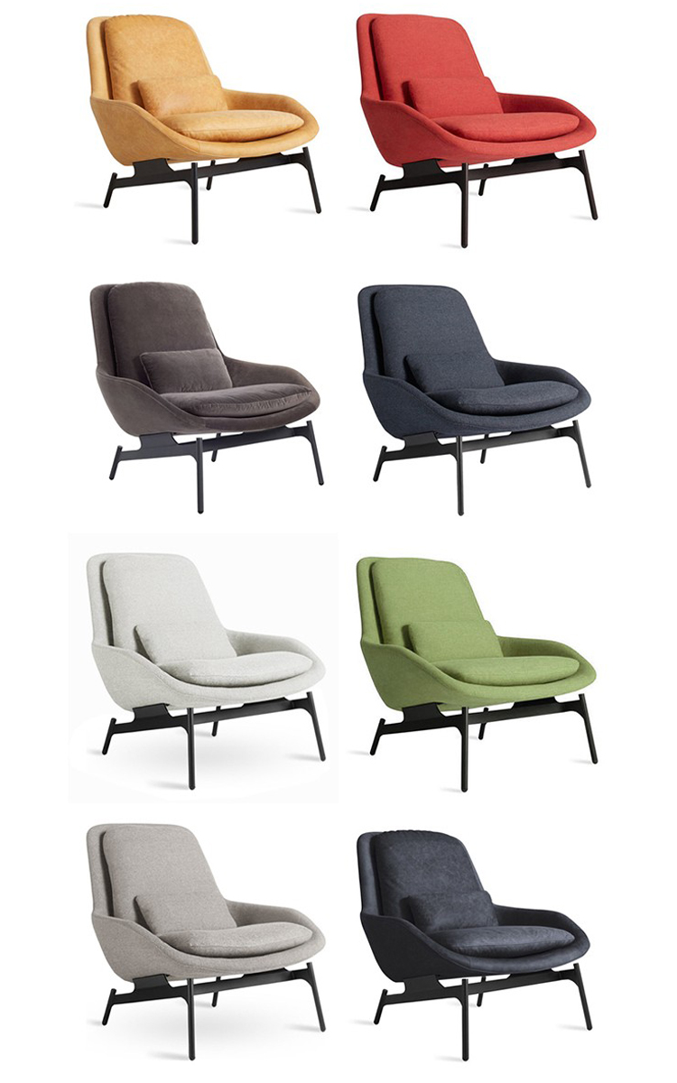 Modern Simple Single Sofa Chair The Perfect Recliner for Your Cafe's Relaxation Area