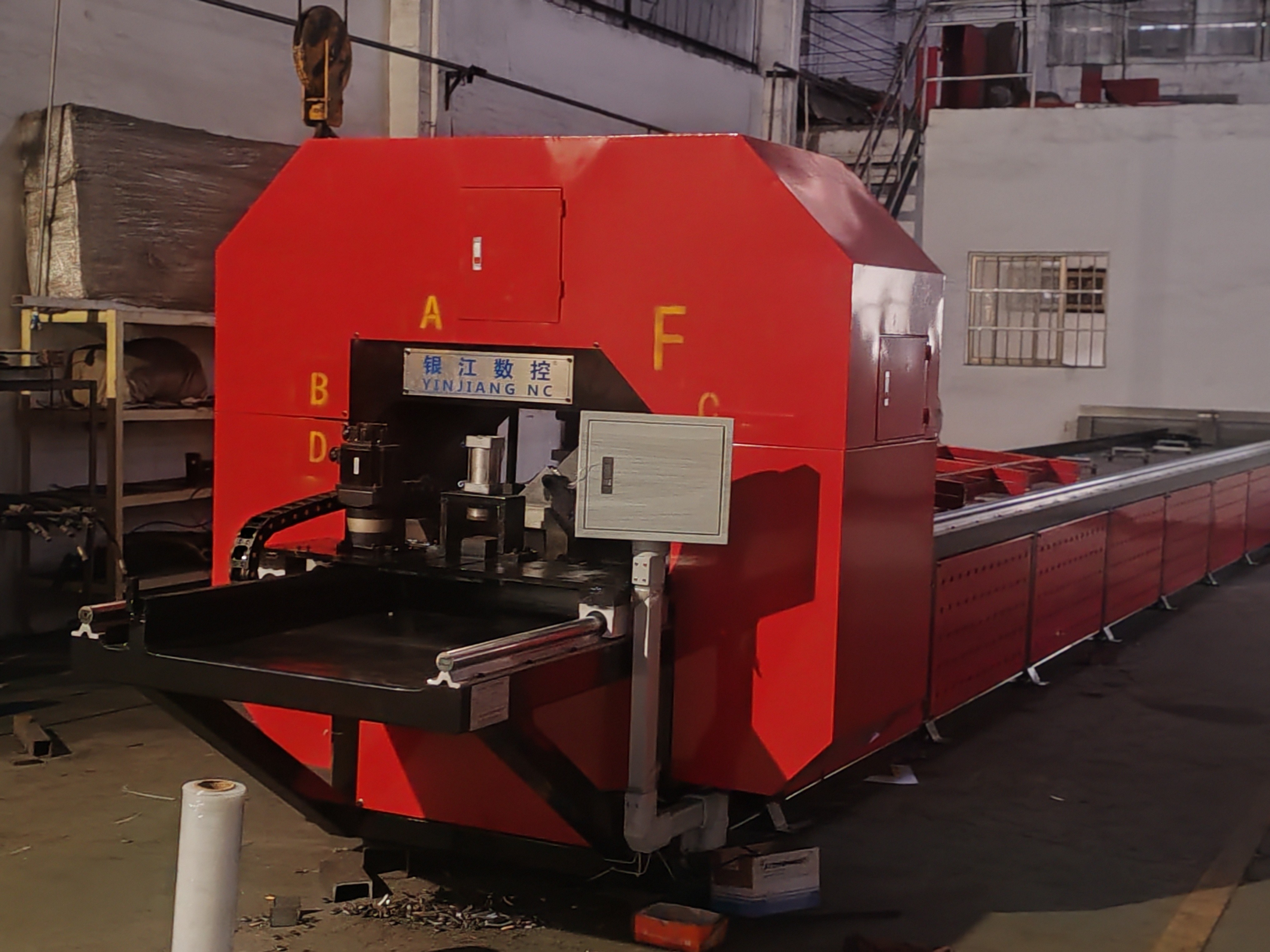 15KW Power Tower Angle Steel Punching Shearing Machine 3500kg Automatic