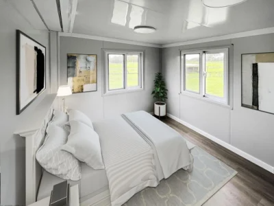 Portable Modular House Steel Prefabricated Office Modular Luxury Villa