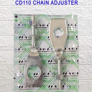 Quality Universal CD110 Motorcycle Chain Adjuster Aluminum Motorcycle Spare Parts wholesale