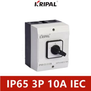 Quality 10A 3 Pole IP65 Waterproof Changeover Switch Surface installation wholesale