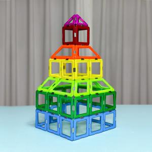 Quality Kids Gift Magnetic Construction Toys Rainbow Castle Building Blocks Sets wholesale
