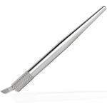 Stainless Steel Autoclavable Manual Tattoo Pen / Heavy Silver Permanent Makeup