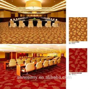 Quality Elegant red printed wall to wall nylon carpet for commercial wholesale