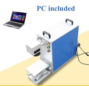 Quality MAX/Raycus portable mini fiber laser 20W marking machine for metal wholesale