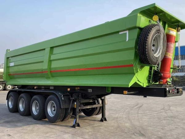Four Axle Dump Trailer ABS Anti Lock Braking System Ultimate For Heavy