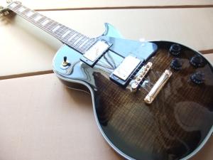 Quality Custom LP Custom Electric Guitar Hollow body In Amber Maroon wholesale